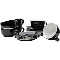 12tlg. Milchkaffee Tassen Set mit Untert gallery