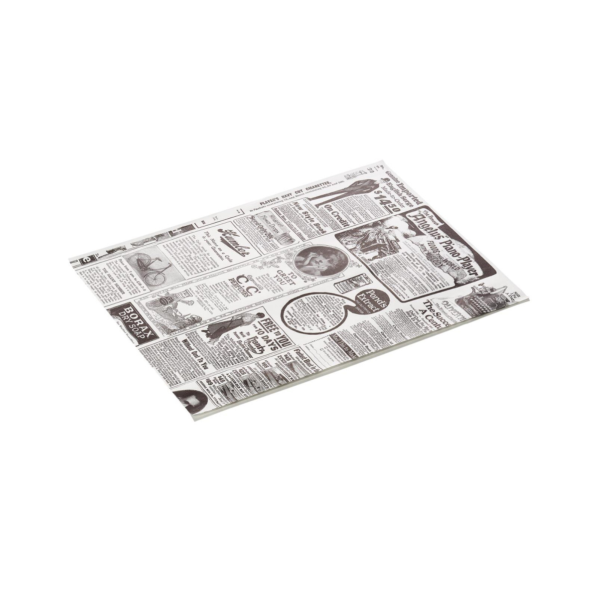 Burgerpapier Times White Set WRAP & GO, 25 x 20 cm,...