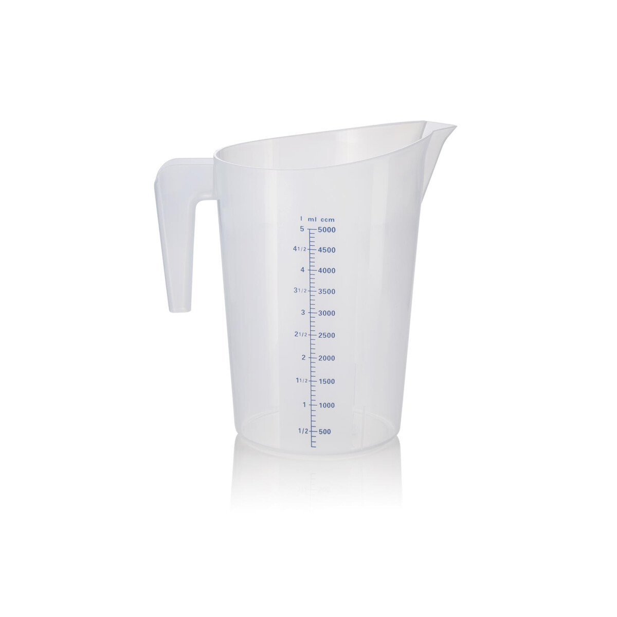 Messbecher, Ø 22,5 cm, 5 ltr., mit 100 ml...