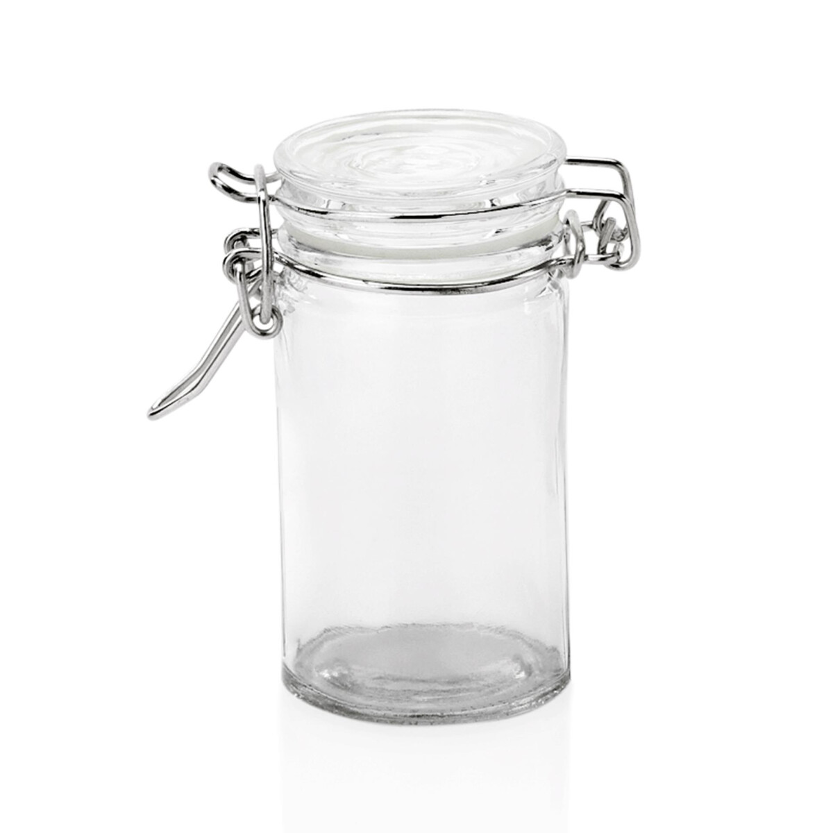 Bügelverschlussglas, 0,1 l, Glas, 6 Stück