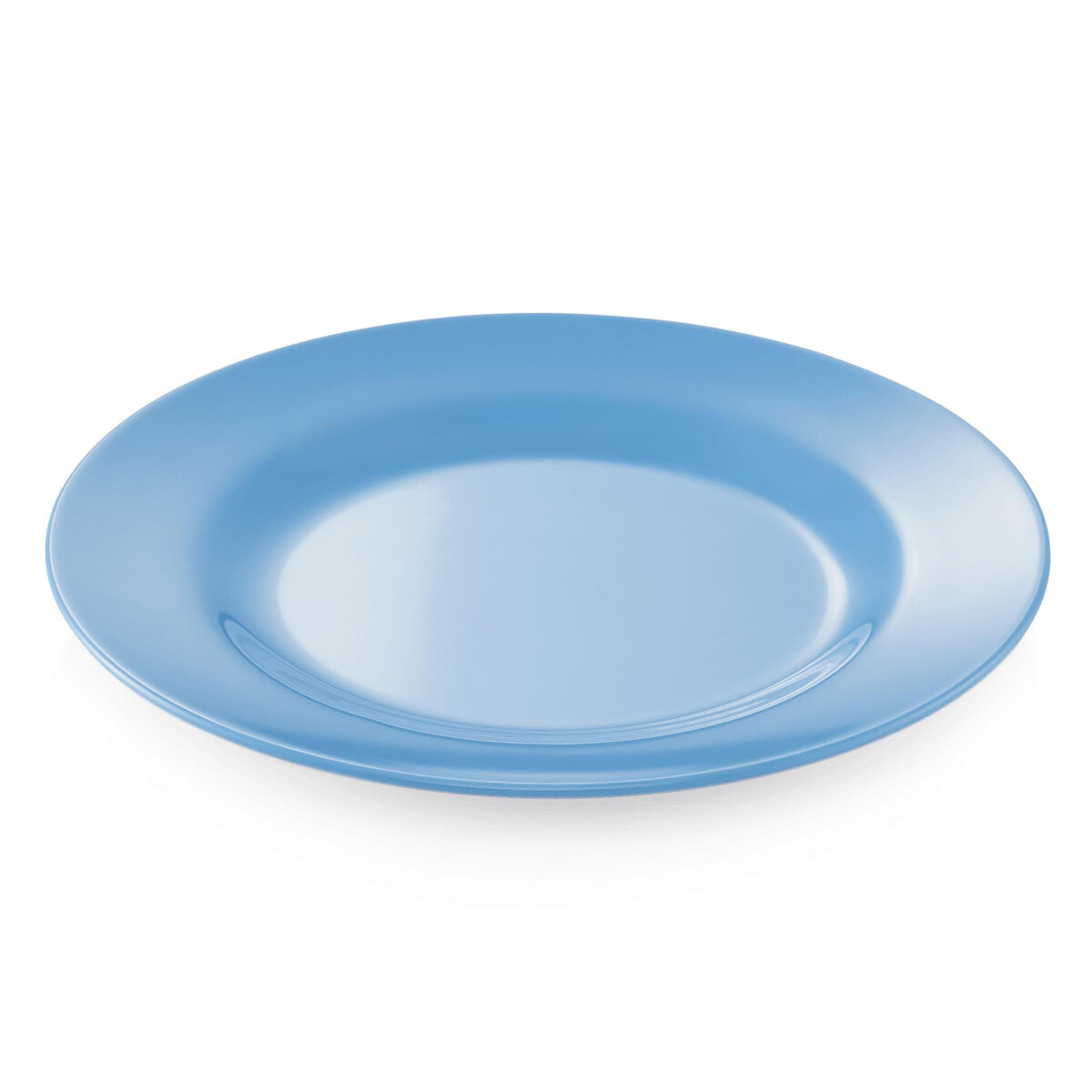 Teller flach Ø 20 cm, blau, Melamin, Melamine Serie