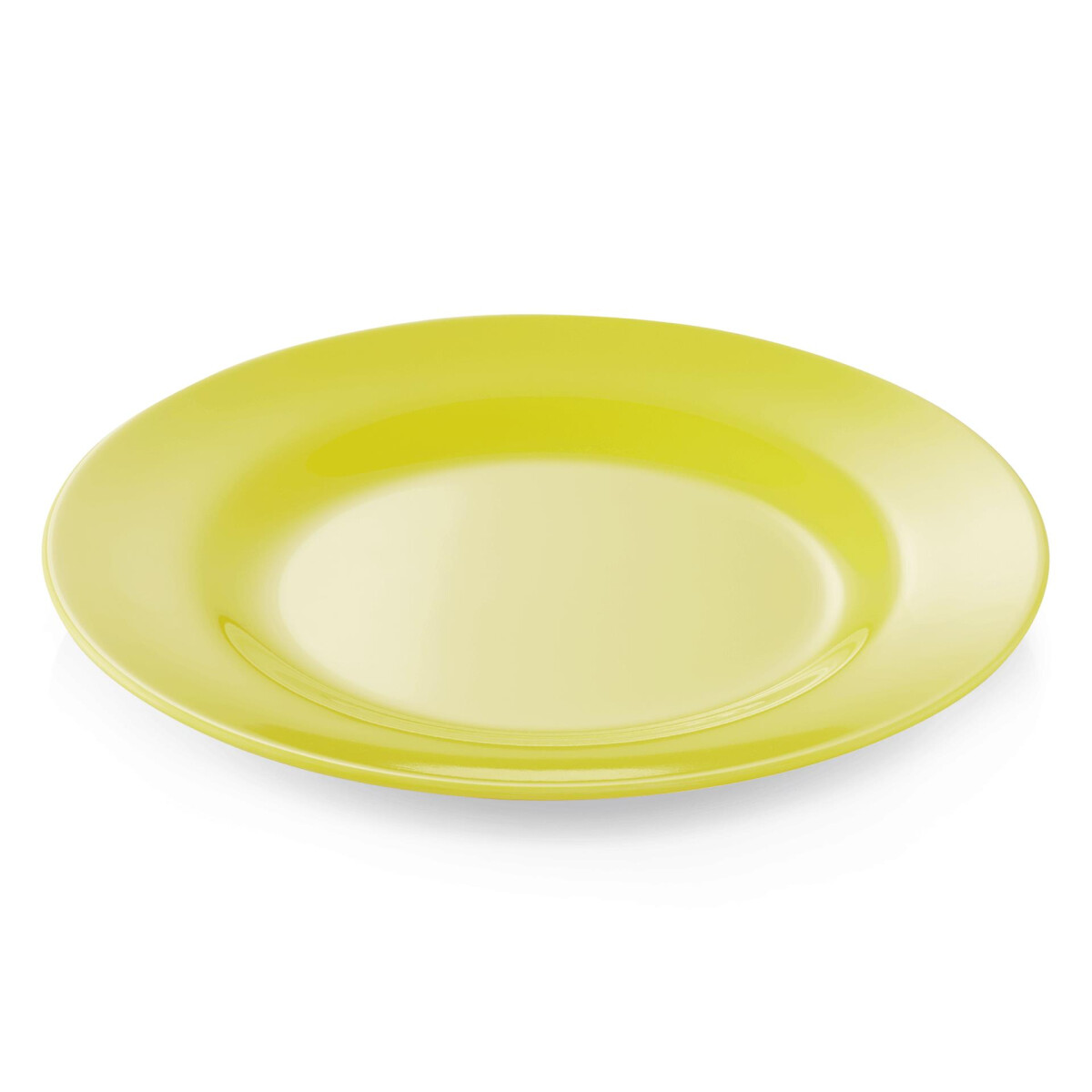 Teller flach Ø 20 cm, gelb, Melamin, Melamine Serie