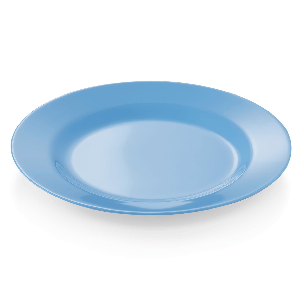 Teller flach Ø 23 cm, blau, Melamin, Melamine Serie