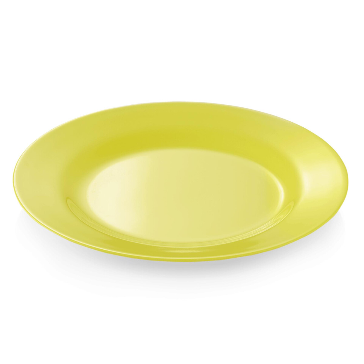 Teller flach Ø 23 cm, gelb, Melamin, Melamine Serie