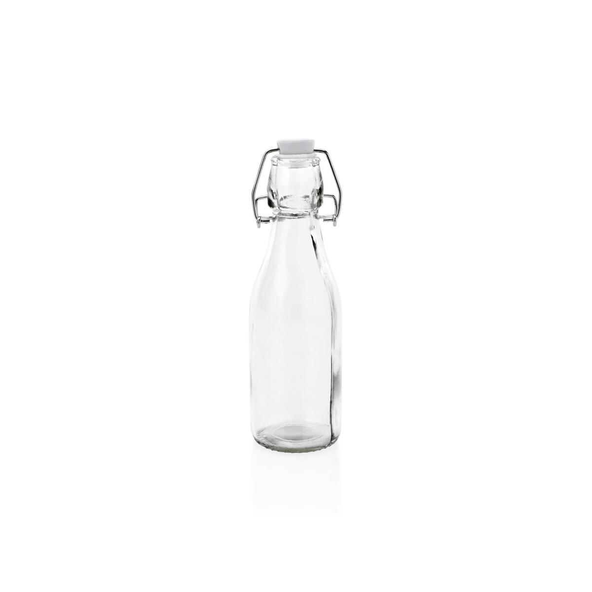 Bügelverschlussflasche, 250 ml, Glas, 6 Stück