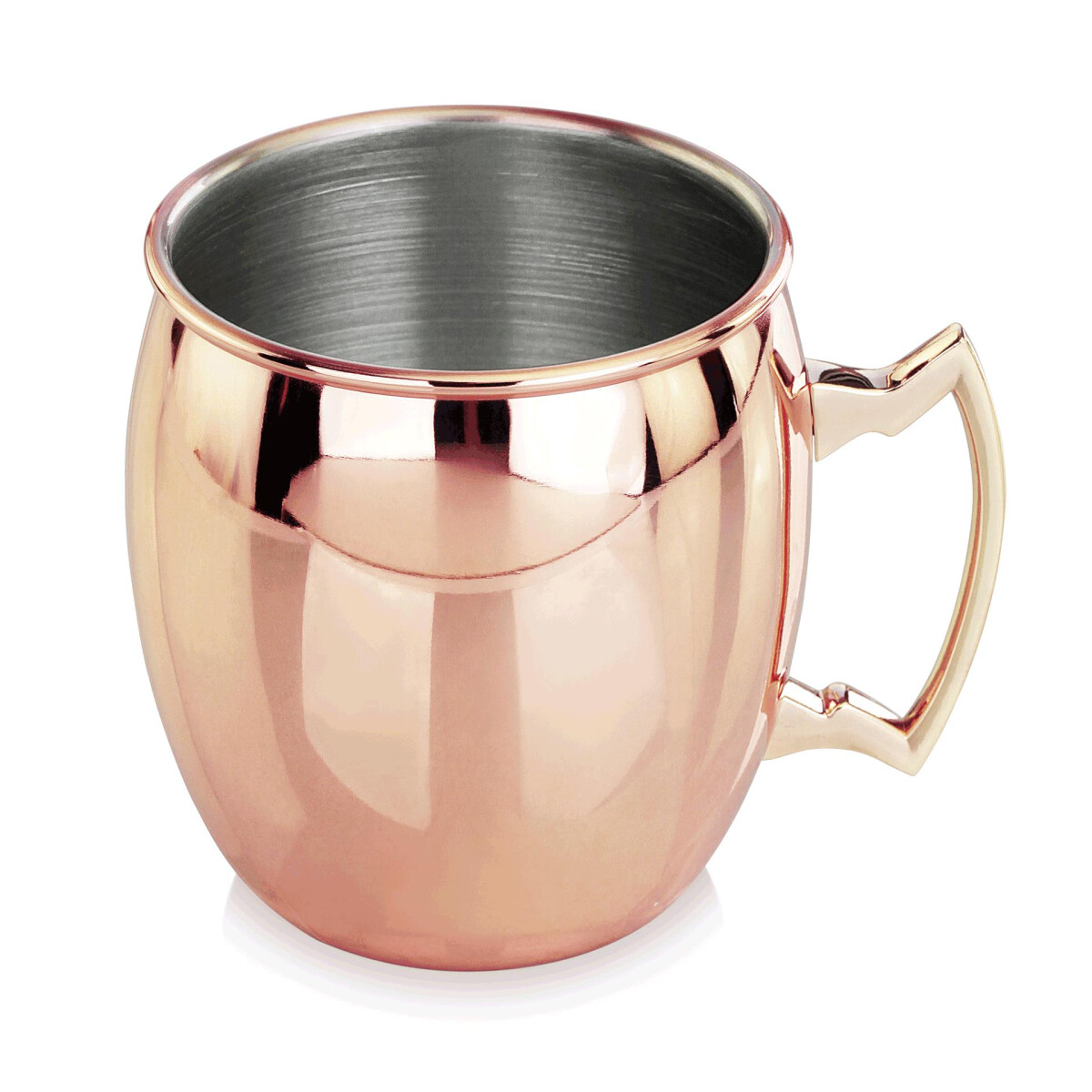 Moscow Mule Becher, glatt, 414 ml, Kupferoptik