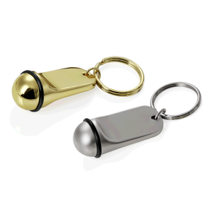 Schlüsselanhänger, 5 cm, gold