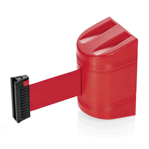 Gurtband für Wandmontage, 200 cm, rot, Serie Lightflex