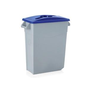 Deckel für Abfallbehälter, blau