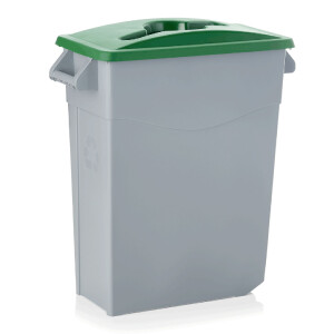 Deckel für Abfallbehälter, grün