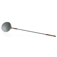 Pizzaschaufel, 200 cm, Schaufel Ø40 cm, beweglicher Holzgriff, Aluminium/Holz