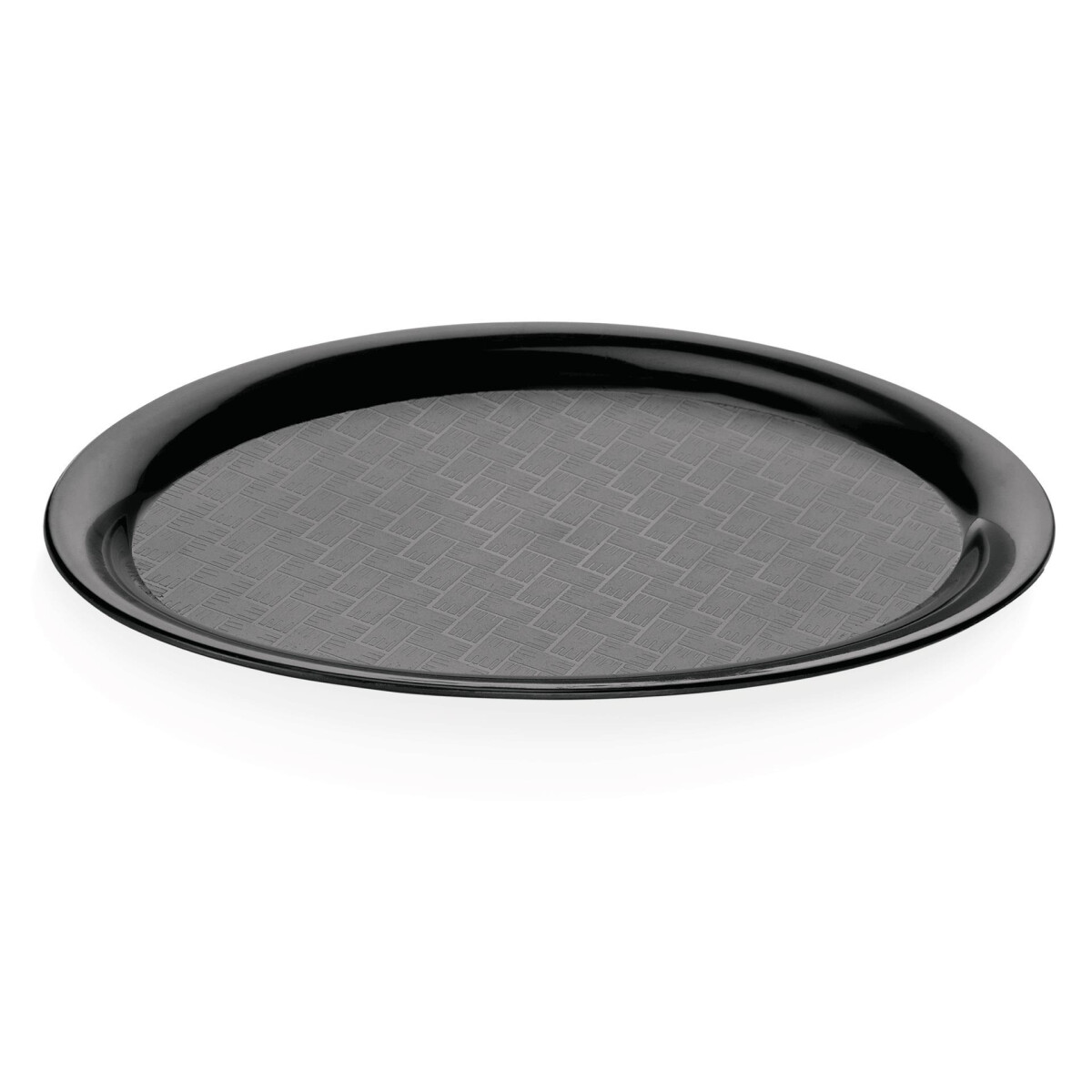 Tablett, oval, 26,5 x 19 cm, schwarz, Polypropylen, 10...