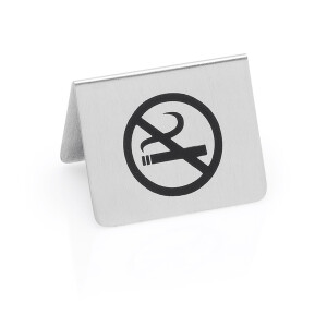 Nichtraucherschild mit Symbol, 5,5 x 5 x 3,5 cm