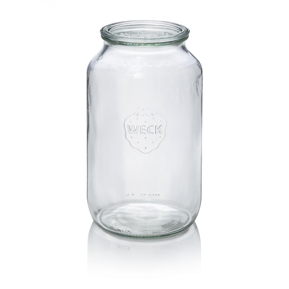 Zylinderglas Weck, 3 L, Glas, 4 Stück, Cylinder...