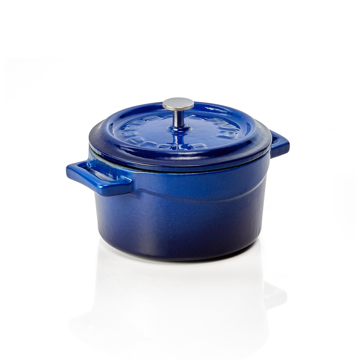 Cocotte Lava Ø 11 cm, blau, Gusseisen emailliert,...