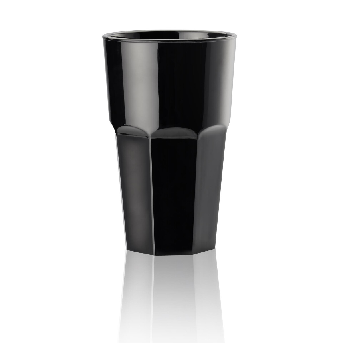 Longdrinkglas 300 ml, geeicht, schwarz, Polycarbonat